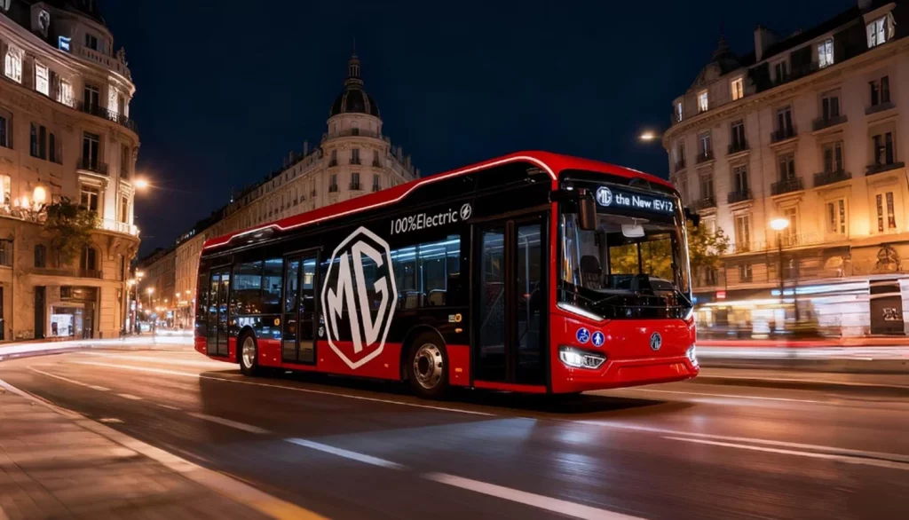 Lo último de MG tiene espacio para 50 pasajeros y 400 kilómetros de autonomía 5 Motor16 2025 MG iEV12 Bus EV 2 Motor16