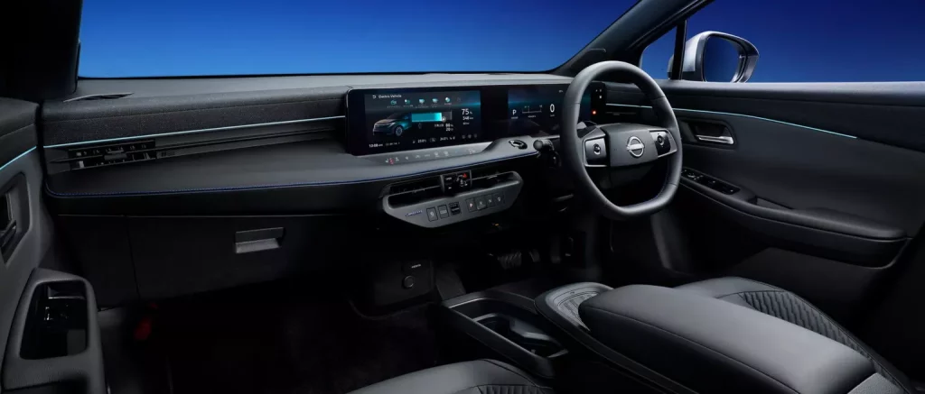 El nuevo Nissan Leaf llega a Japón con una 'casi' versión Nismo 1 Motor16 2025 Nissan Leaf Autech. Imagen interior.