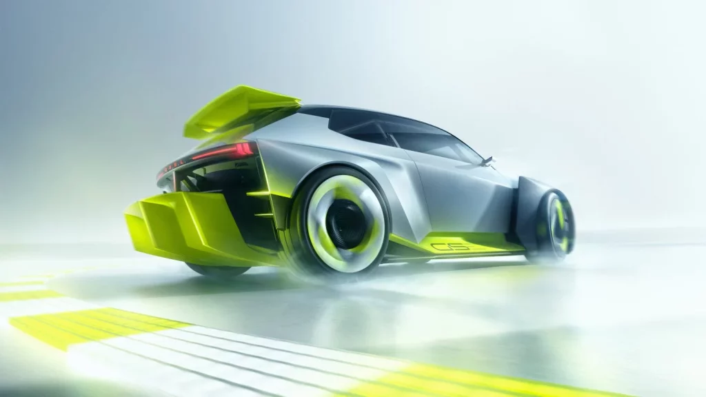 2025 Opel Corsa GSE Vision Gran Turismo. Imagen boceto.