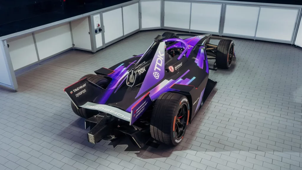 2025 Porsche nuevo nombre Fórmula E. Imagen monoplaza.