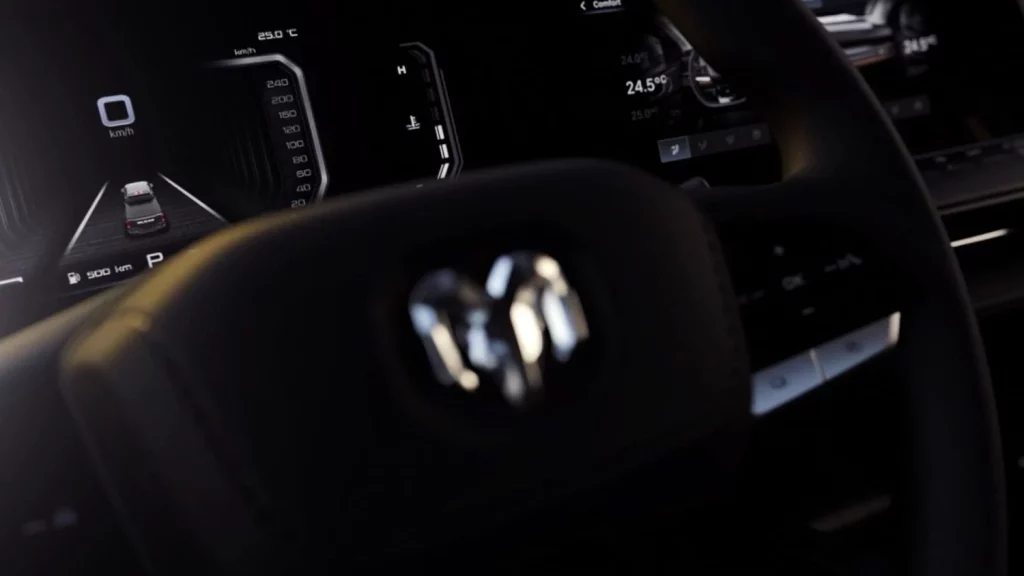 RAM Dakota: El nuevo pick-up de la casa americana tiene mucho de 'Made in China' 1 Motor16 2025 RAM Dakota. Teaser. Imagen interior.