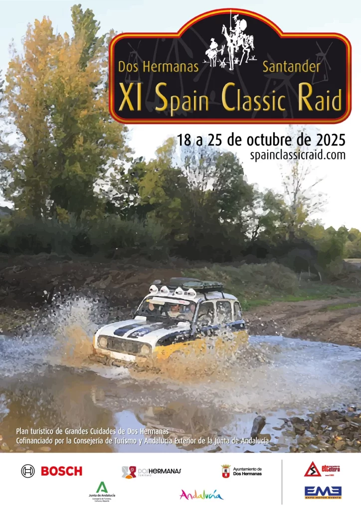 2025 Spain Classic Raid. Imagen cartel.