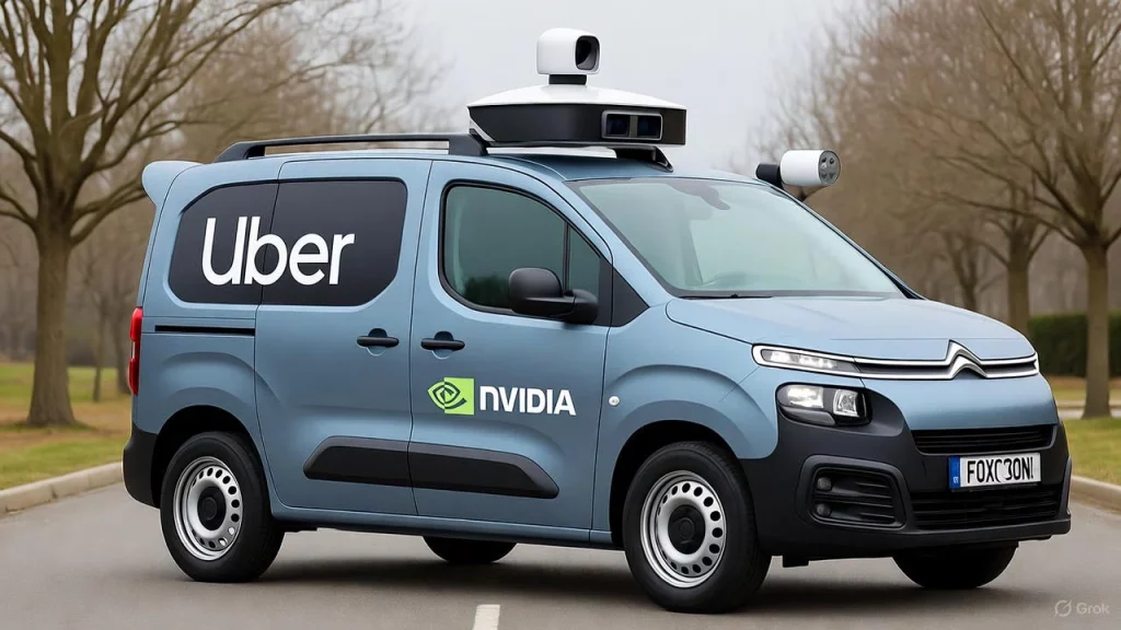 Stellantis, NVIDIA, Uber y Foxconn unen sus fuerzas para que viajes en robotaxi ya 2 Motor16 2025 Stellantis, Uber, NVIDIA, Foxconn. Robotaxi. Imagen Berlingo.