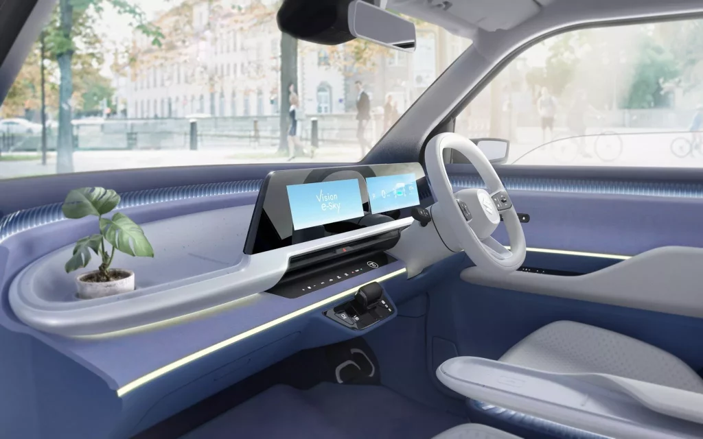 2025 Suzuki Vision e-Sky. Imagen interior.