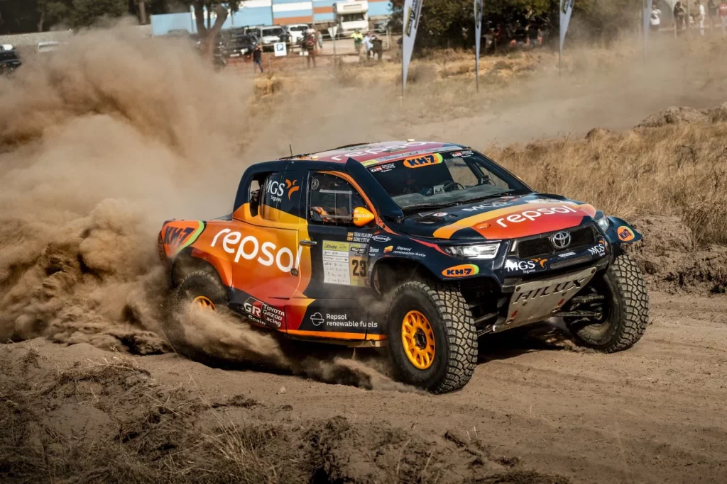 2025 Toyota Hilux T1+. Rally de Marruecos. Imagen.