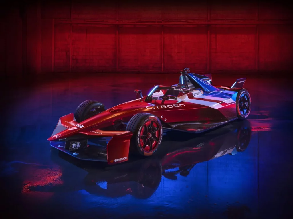 Citroën muestra sus armas para luchar en el campeonato ABB FIA de Fórmula E 5 Motor16 2025 Citroën Fórmula E. Imagen estudio.