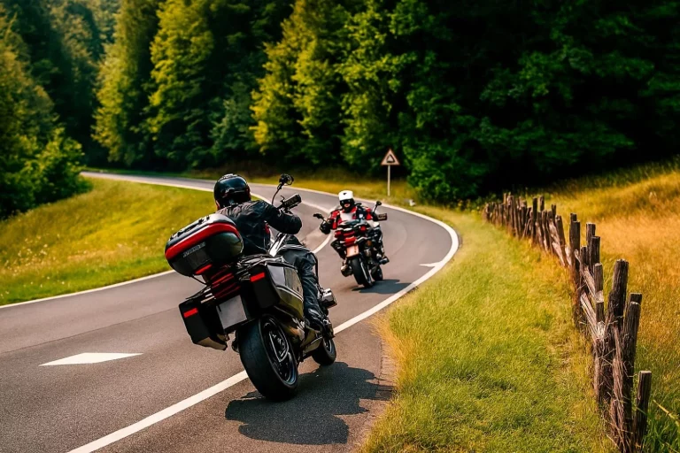 El último ensayo de la DGT son estas nuevas líneas en curvas peligrosas con las que buscan reducir los accidentes de moto un 30%