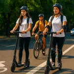 5 cosas que puedes hacer y 5 cosas que no puedes hacer si circulas en patinete o bicicleta