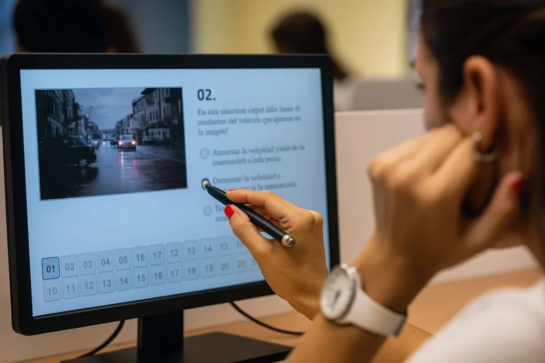 examen teórico conducir dgt