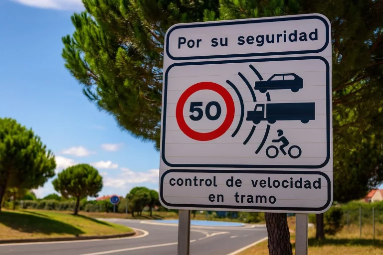 Si tardas menos de 33 segundos en recorrer esta rotonda, la DGT te va a multar: el radar de tramo más bizarro que te hayas imaginado