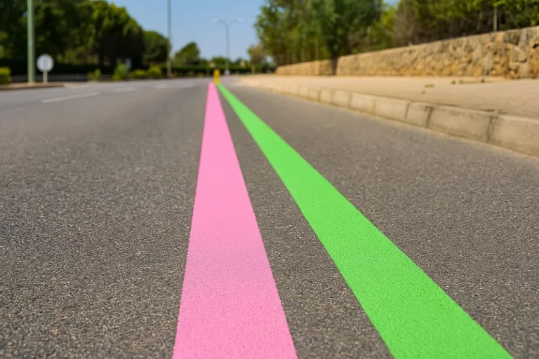 La DGT desvela todas las dudas sobre las nuevas líneas verdes y rosas que han llegado al asfalto