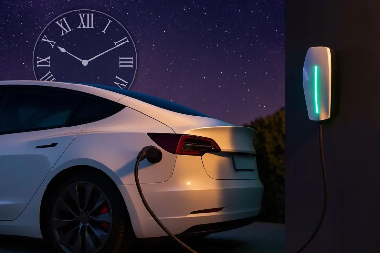 Cómo afecta el cambio de hora a la carga nocturna de tu coche eléctrico