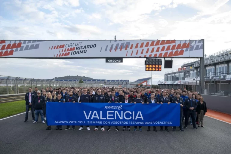 Gesto solidario de la Fórmula E: dona 25.000 euros para las víctimas de la DANA