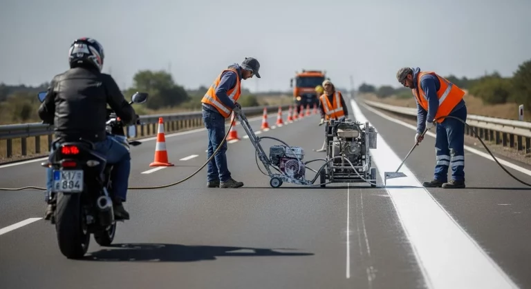 Curvas peligrosas: las líneas pintadas que niegan el mito y prometen menos accidentes de moto