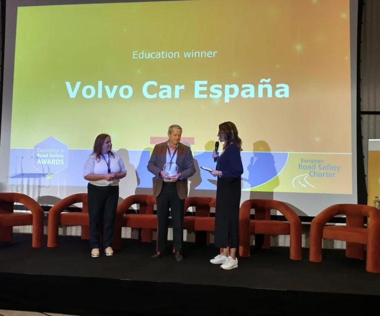 Volvo Car España gana el premio a la excelencia en seguridad vial de la Comisión Europea