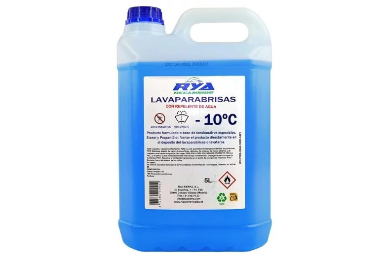 Los 10 mejores tratamientos antilluvia para parabrisas en 2025 9 Motor16 RYA Lavaparabrisas Repelente Agua 5L Motor16