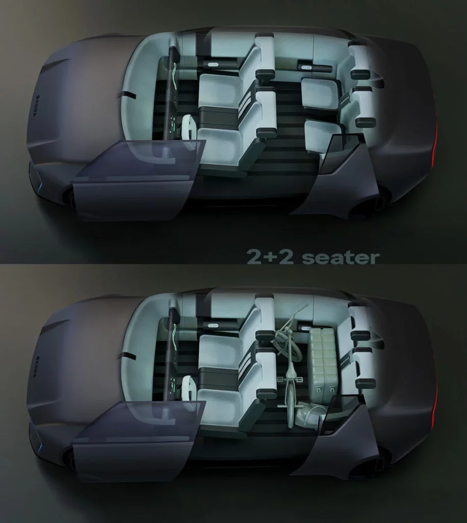 Škoda reimagina su pasado: el 1000 MBX renace como un crossover elegante y futurista 17 Motor16 SKODA MBX CONCEPT 12 Motor16