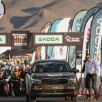 La Škoda Titan Desert Almería ya está en marcha, con el Enyaq Coupé a la cabeza del pelotón