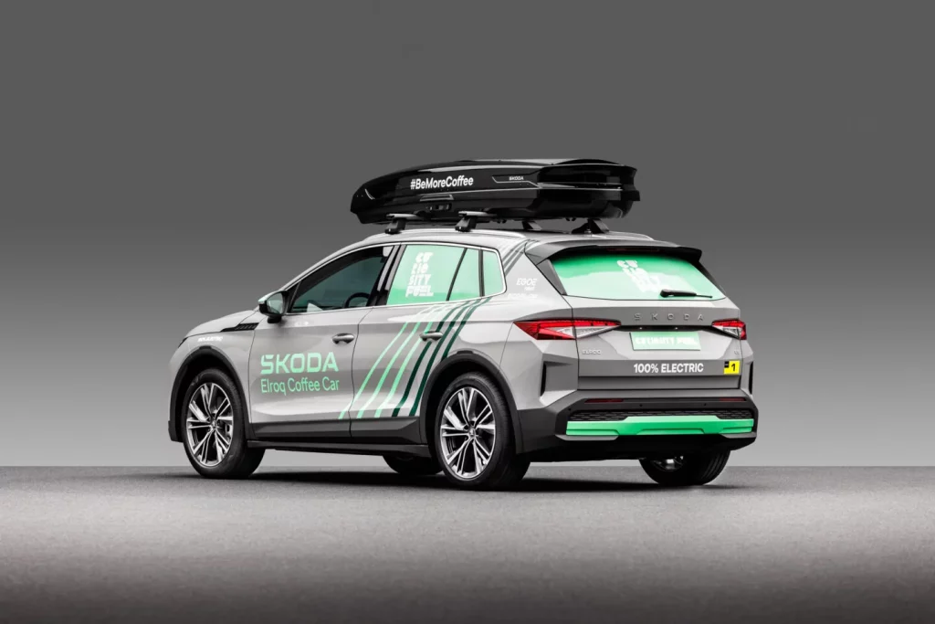 Skoda coffee car elroq enyaq3 Motor16