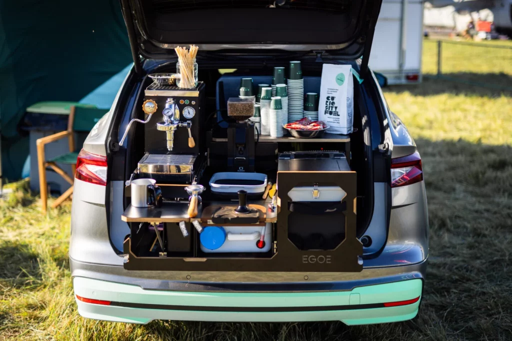 Skoda coffee car elroq enyaq9 Motor16