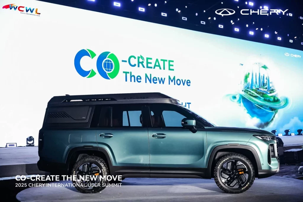 Chery presenta el primer SUV multiuso transformable del mundo 1 Motor16 Un vehiculo seis configuraciones nueve escenarios Chery presenta el multi SUV transformable de 7 plazas 2 Motor16