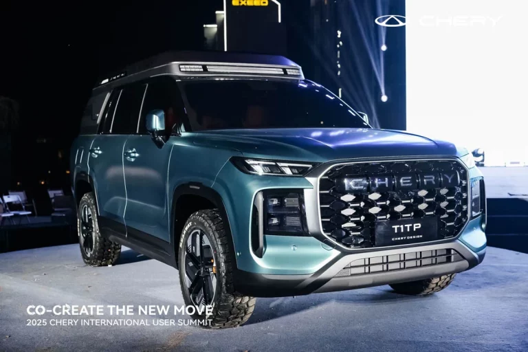 Chery presenta el primer SUV multiuso transformable del mundo