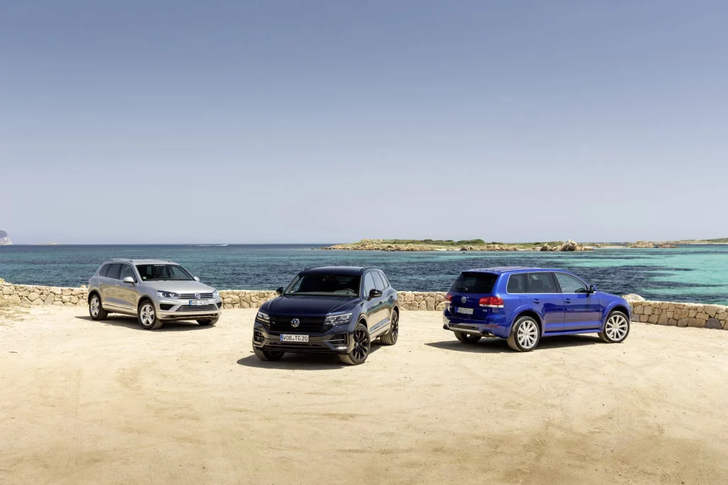El adiós de una leyenda: Volkswagen despide al Touareg con una edición limitada que cierra 23 años de historia 2 Motor16 VOLKSWAGEN TOUAREG 3 GENERACIONES Motor16