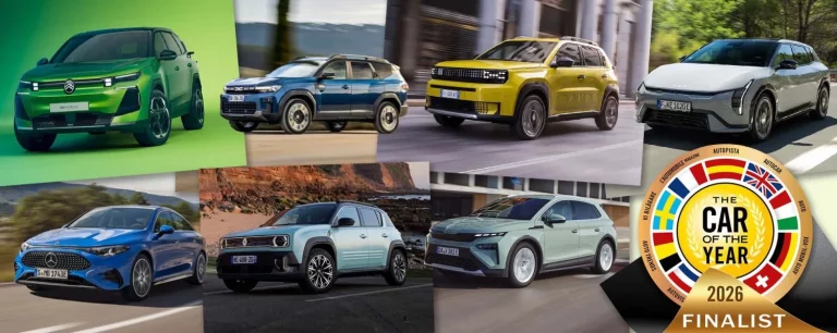 Estos son los 7 finalistas del Coche del Año en Europa 2026