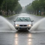 Roberto (49), profesor de autoescuela: «Esto es lo que tienes que hacer en caso de sufrir aquaplaning»