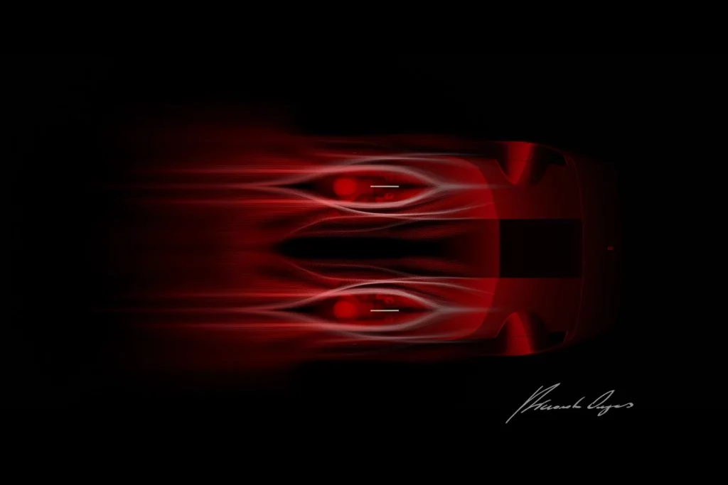 Ferrari F76: Este deportivo imaginario de Maranello tiene mucho en común con Bugatti y McLaren 11 Motor16 Ferrari F76: Este deportivo imaginario de Maranello tiene mucho en común con Bugatti y McLaren