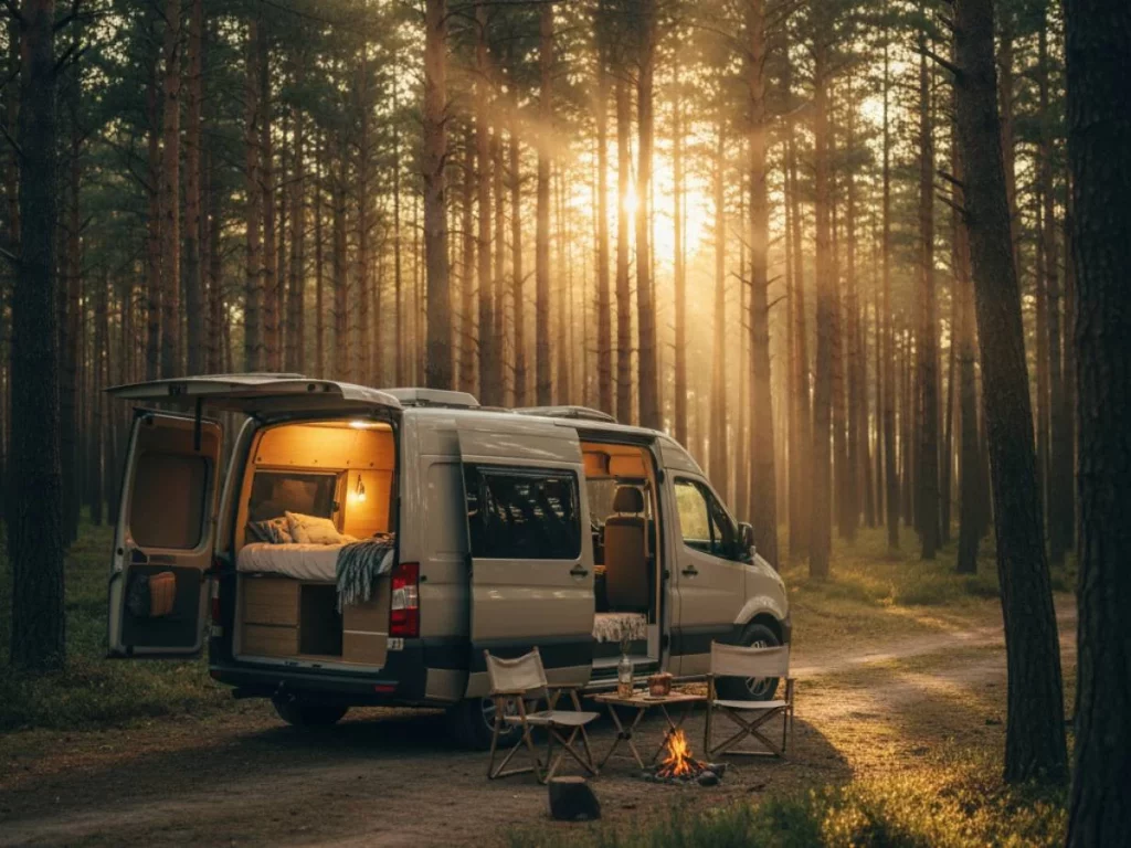 Inspeccionar camper de segunda mano: las humedades que esconden una factura de 3.000 euros en el taller 1 Motor16 furgoneta camper bosque