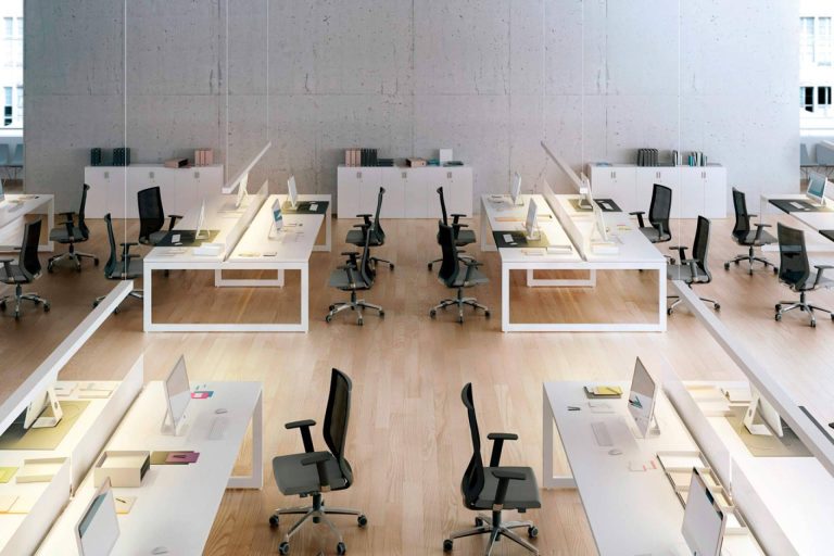 Mobiliario de oficina en Valladolid con sello Spacio; diseño a medida y equipamiento completo