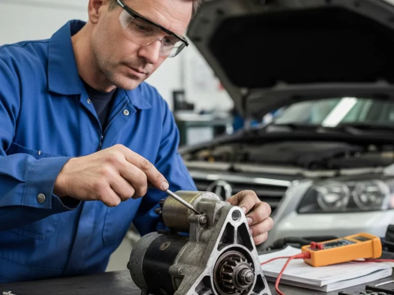Luis (53); mecánico: «Esta pieza del motor de arranque es esencial y tienes que cuidarla»