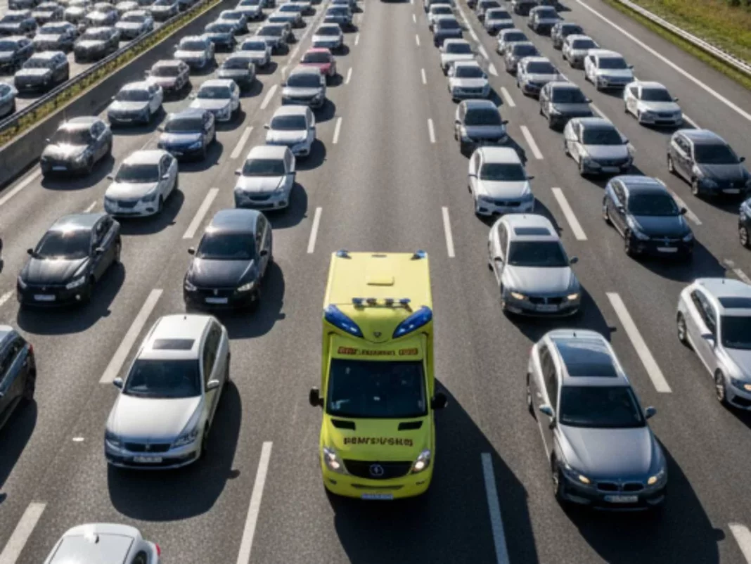 DGT emergencia pasillo vehículos