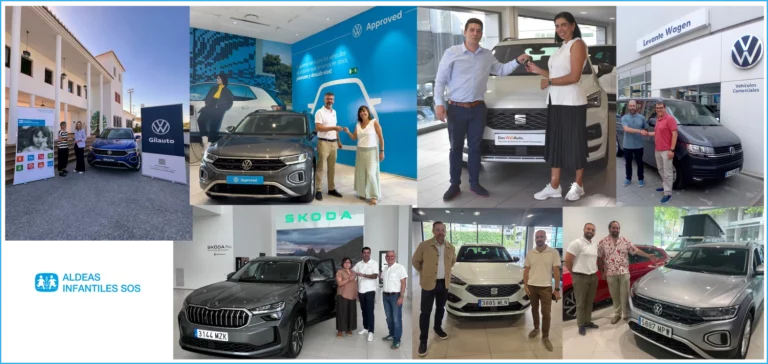 Los coches de SEAT, Škoda y Volkswagen que ayudan a Aldeas infantiles en su labor