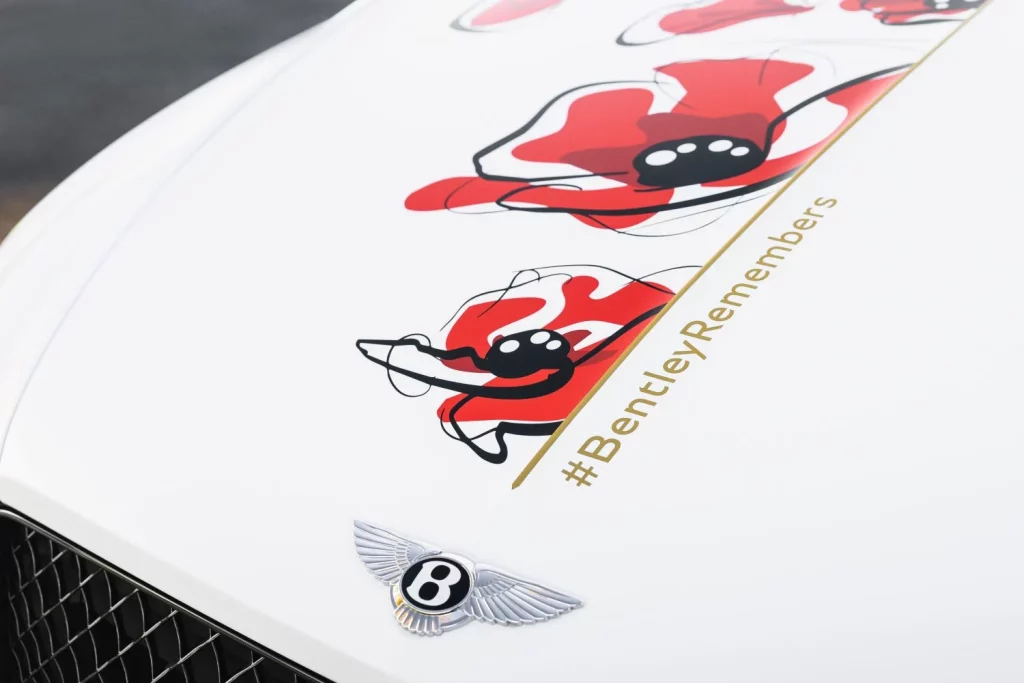 2025 Bentley Bentayga Remembrance car. Imagen detalle.