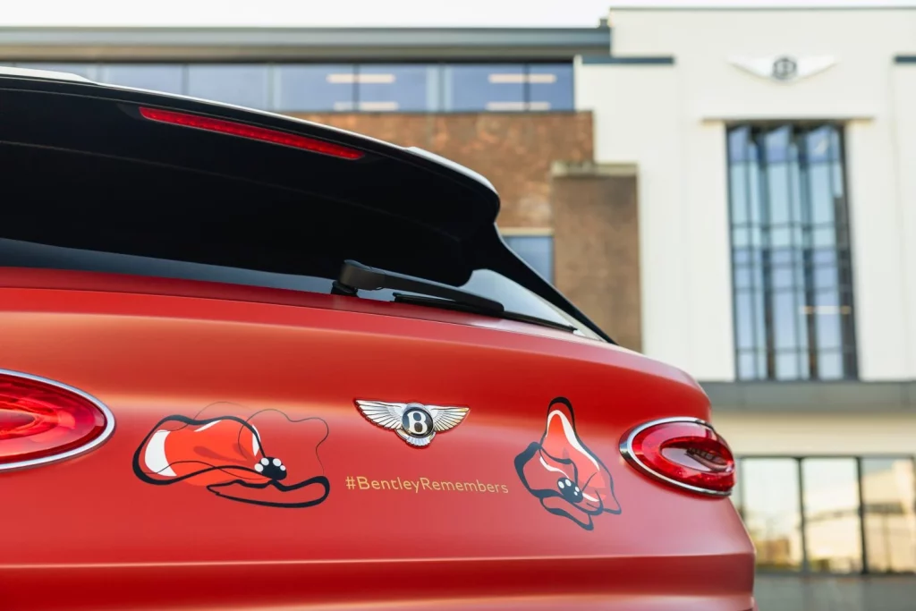 2025 Bentley Bentayga Remembrance car. Imagen detalle exterior.