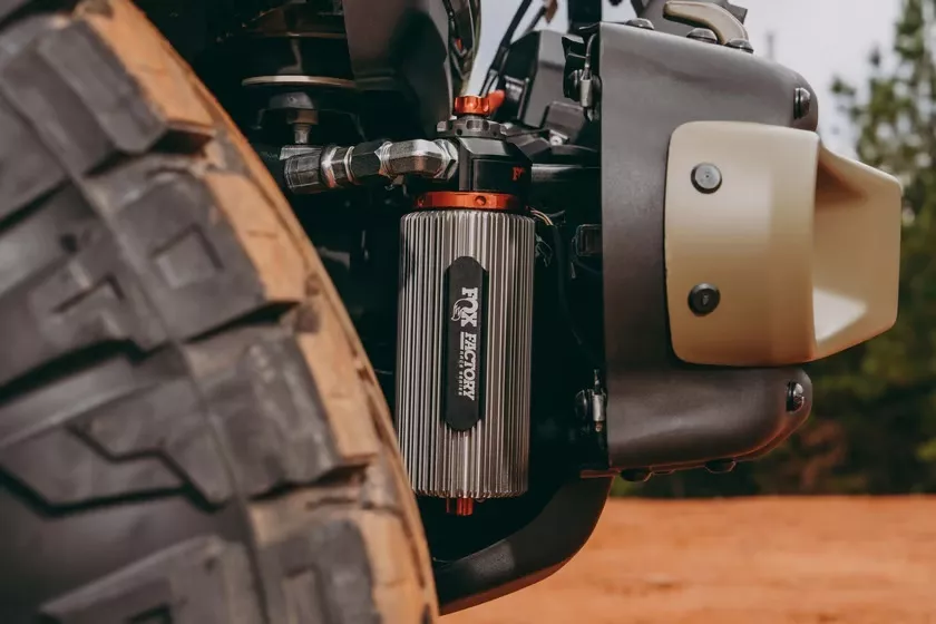 2025 Fox Jeep Wrangler Commando 392. Imagen suspensión.