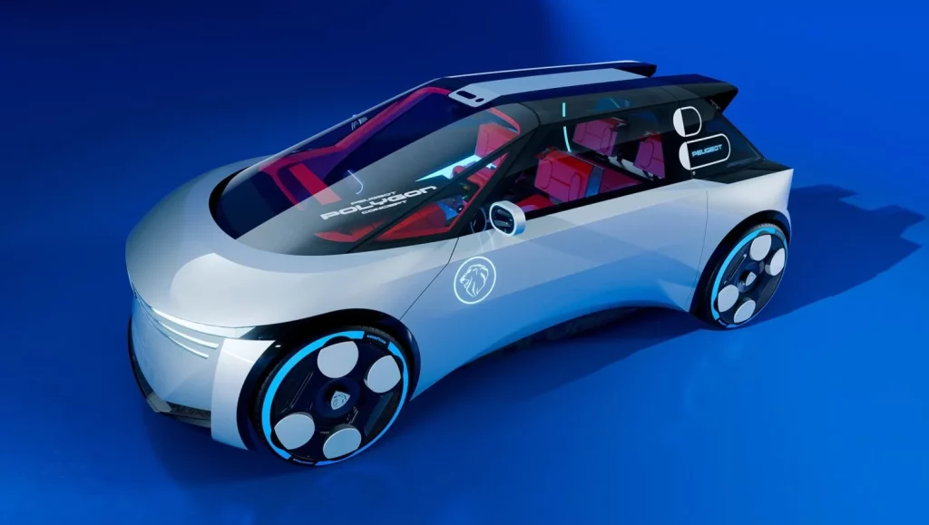 Peugeot Polygon Concept: El prototipo que dará vida al futuro 208 1 Motor16 2025 Peugeot Polygon Concept. Imagen estudio.