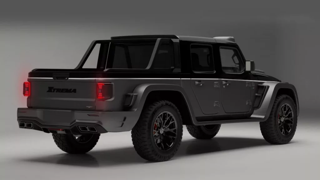 2025 Stradale Modena GTX. Wrangler. Imagen trasera.