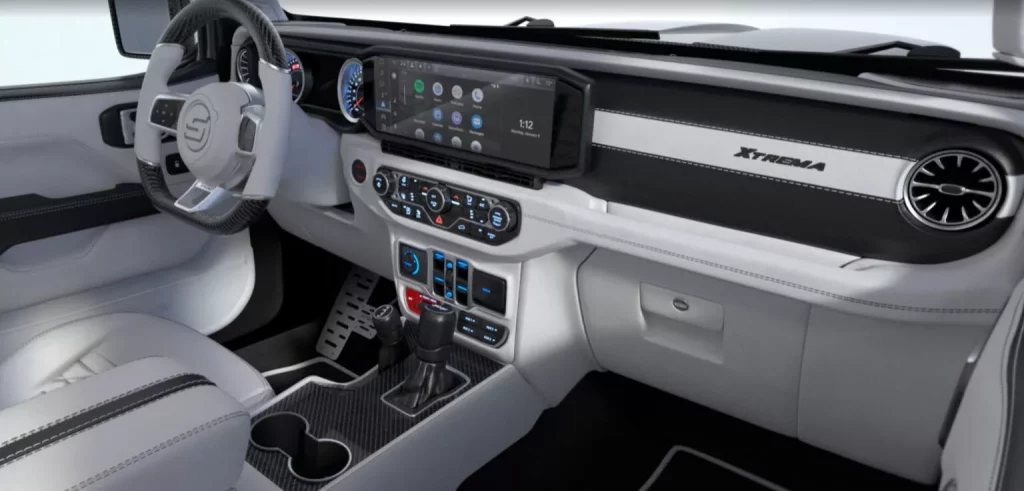 2025 Stradale Modena GTX. Wrangler. Imagen interior.