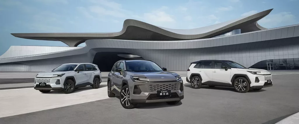 Los Toyota RAV4 que se venden en China molan más y cuestan como un Aygo 3 Motor16 2025 Toyota GAC Wildlander. RAV4. Imagen gama.