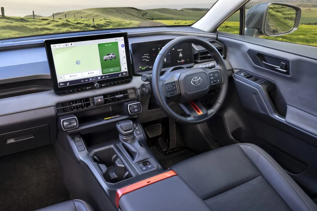 2025 Toyota RAV4 Australia. Imagen interior.