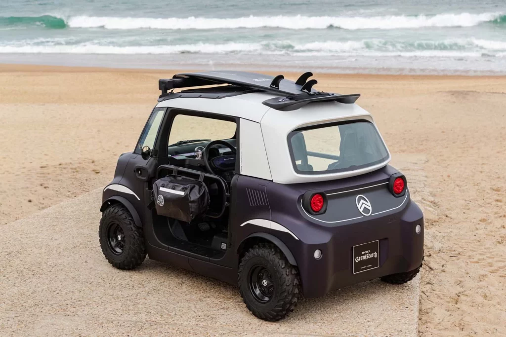 El Citroën Ami Buggy se viste de surfero con Rip Curl: cuando el coche eléctrico más molón se va a la playa 5 Motor16 CITROEN AMI VISION BUGGY RIP CURL3 Motor16