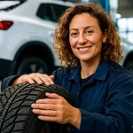 Rocío (44), experta en neumáticos: ‘Tienes muy buenas razones para montar neumáticos de invierno hoy mismo en tu coche’