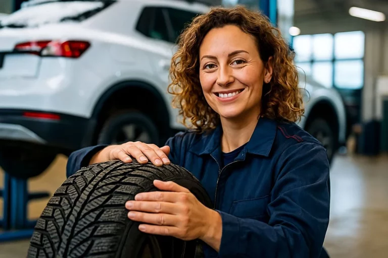 Rocío (44), experta en neumáticos: ‘Tienes muy buenas razones para montar neumáticos de invierno hoy mismo en tu coche’