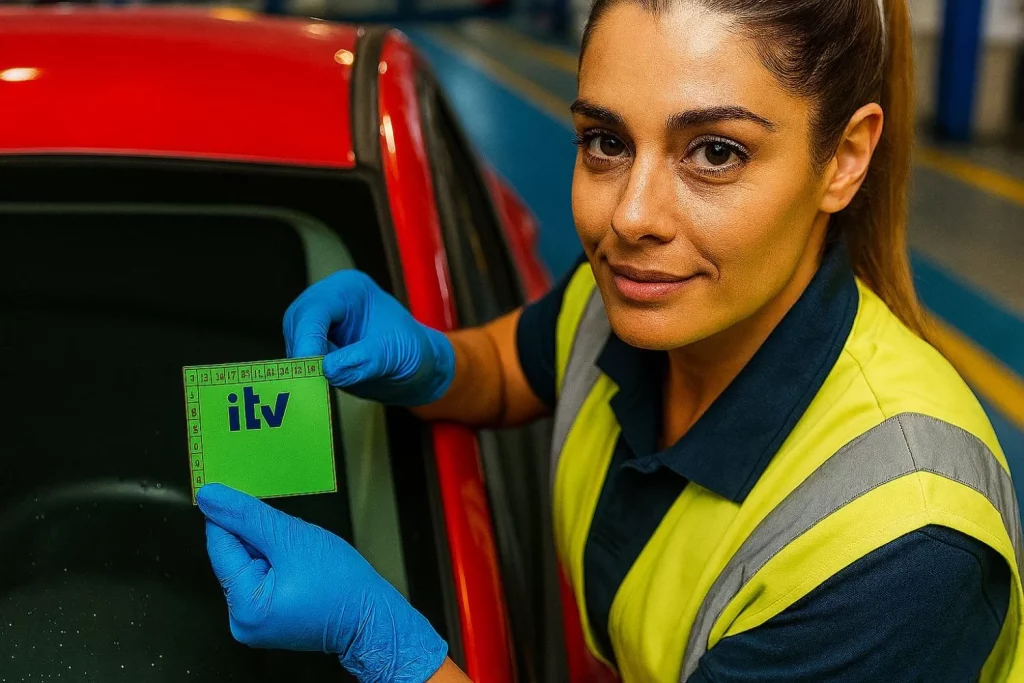 Copilot pegatina ITV inspeccion Motor16