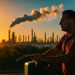 Antonio (43), operario de gasolinera: «Si no fuera por Bruselas, hoy tendrías la gasolina a un euro el litro»