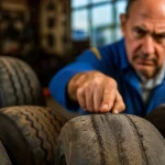 Tomás (55), mecánico: «Si quieres saber cuánto dura un neumático, aquí es donde tienes que mirar»