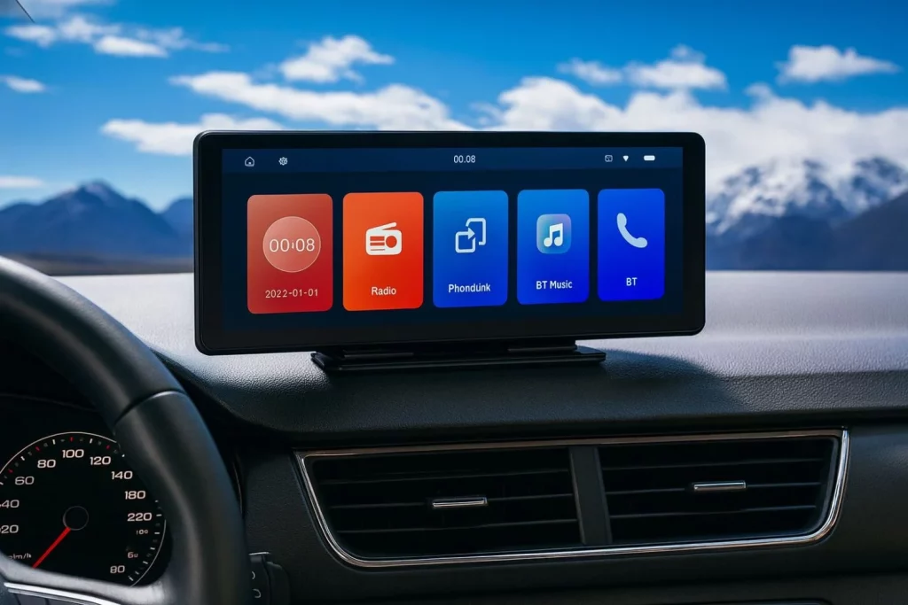 pantalla coche android auto carplay